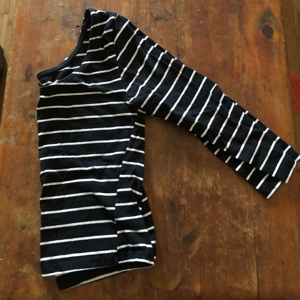 Striped mid-shirt